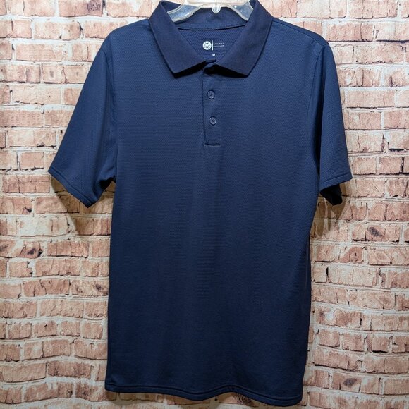 Polar King Short Sleeve Blue Polo Size Med - Picture 1 of 15